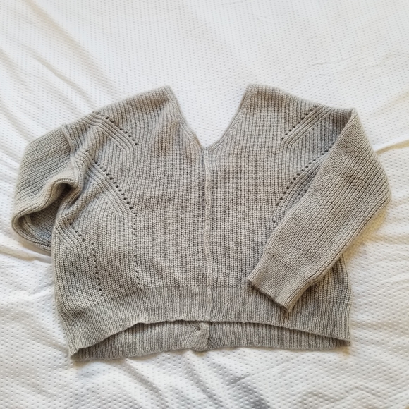 Grey Knit Cardigan - Picture 3 of 6